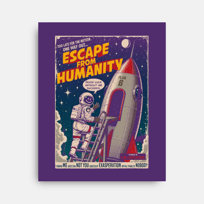Escape From Humanity-None-Stretched-Canvas-Tronyx79