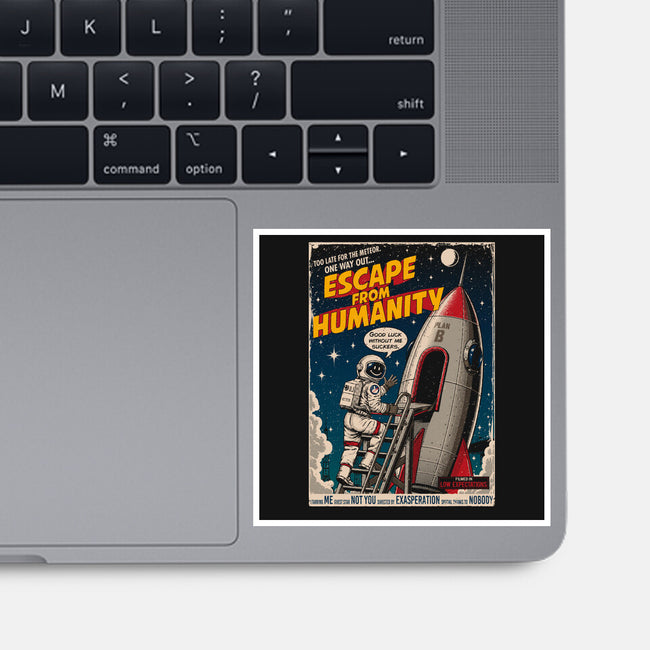 Escape From Humanity-None-Glossy-Sticker-Tronyx79