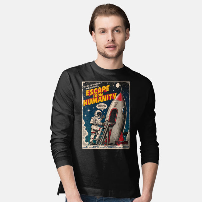 Escape From Humanity-Mens-Long Sleeved-Tee-Tronyx79