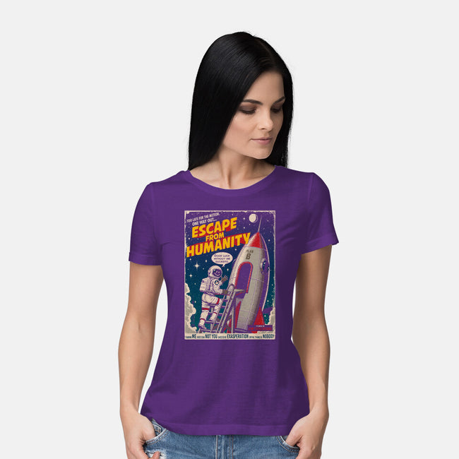 Escape From Humanity-Womens-Basic-Tee-Tronyx79
