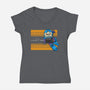 Apocalypse Man-Womens-V-Neck-Tee-joerawks