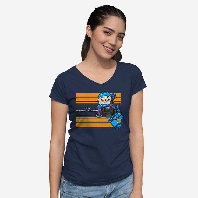 Apocalypse Man-Womens-V-Neck-Tee-joerawks