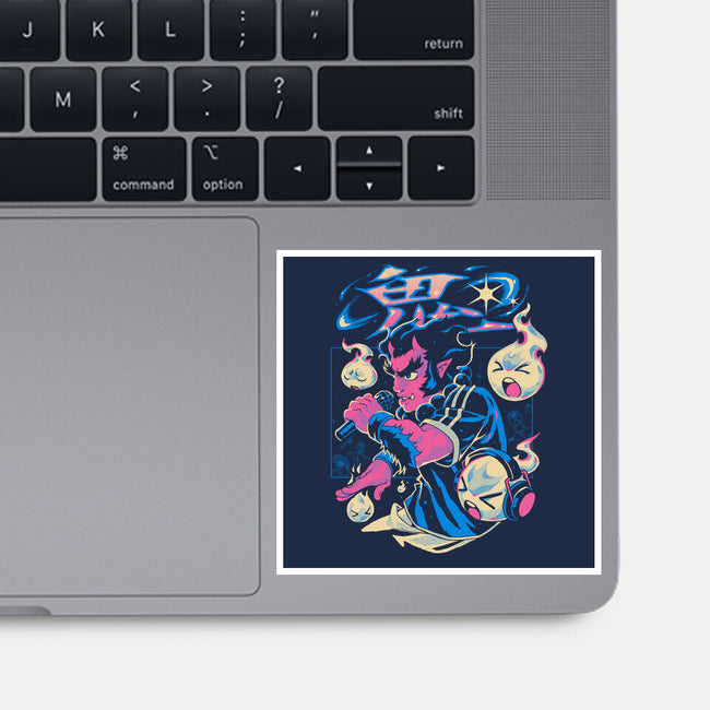 Youkai Rap Song-None-Glossy-Sticker-Estudio Horta