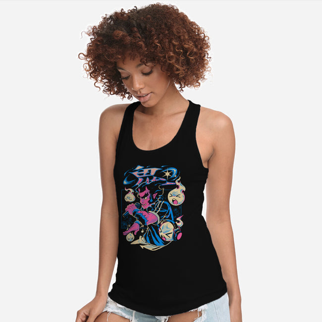 Youkai Rap Song-Womens-Racerback-Tank-Estudio Horta