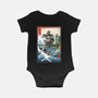 Hogarth And The Iron Giant In Japan-Baby-Basic-Onesie-DrMonekers