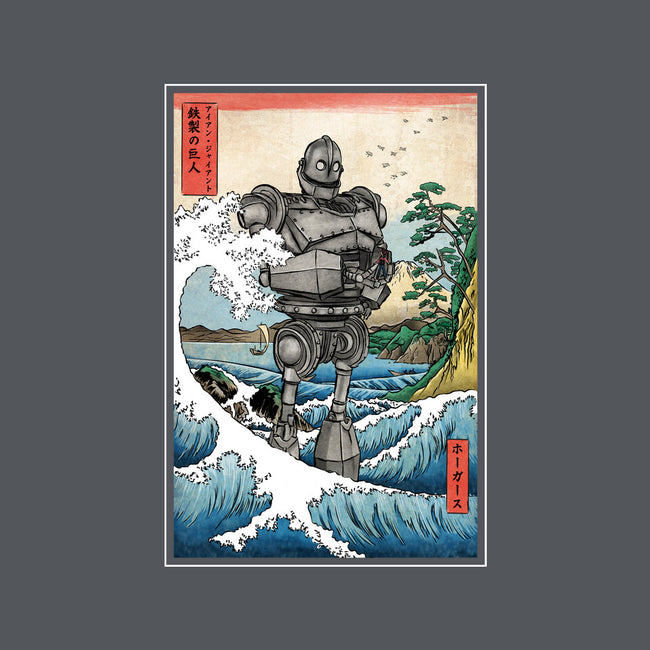 Hogarth And The Iron Giant In Japan-Unisex-Basic-Tee-DrMonekers