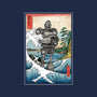 Hogarth And The Iron Giant In Japan-Unisex-Basic-Tank-DrMonekers