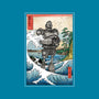 Hogarth And The Iron Giant In Japan-Mens-Premium-Tee-DrMonekers