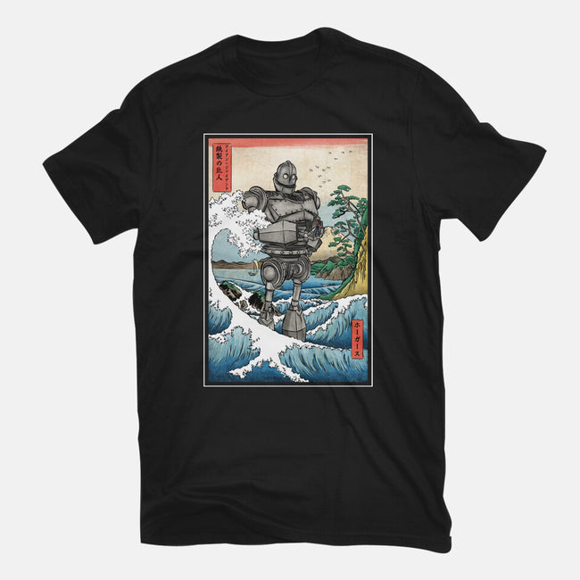 Hogarth And The Iron Giant In Japan-Youth-Basic-Tee-DrMonekers