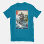 Hogarth And The Iron Giant In Japan-Unisex-Basic-Tee-DrMonekers