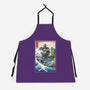 Hogarth And The Iron Giant In Japan-Unisex-Kitchen-Apron-DrMonekers