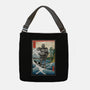 Hogarth And The Iron Giant In Japan-None-Adjustable Tote-Bag-DrMonekers