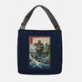 Hogarth And The Iron Giant In Japan-None-Adjustable Tote-Bag-DrMonekers