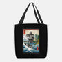 Hogarth And The Iron Giant In Japan-None-Basic Tote-Bag-DrMonekers