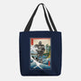 Hogarth And The Iron Giant In Japan-None-Basic Tote-Bag-DrMonekers