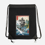 Hogarth And The Iron Giant In Japan-None-Drawstring-Bag-DrMonekers
