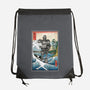 Hogarth And The Iron Giant In Japan-None-Drawstring-Bag-DrMonekers