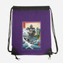 Hogarth And The Iron Giant In Japan-None-Drawstring-Bag-DrMonekers