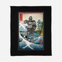 Hogarth And The Iron Giant In Japan-None-Fleece-Blanket-DrMonekers