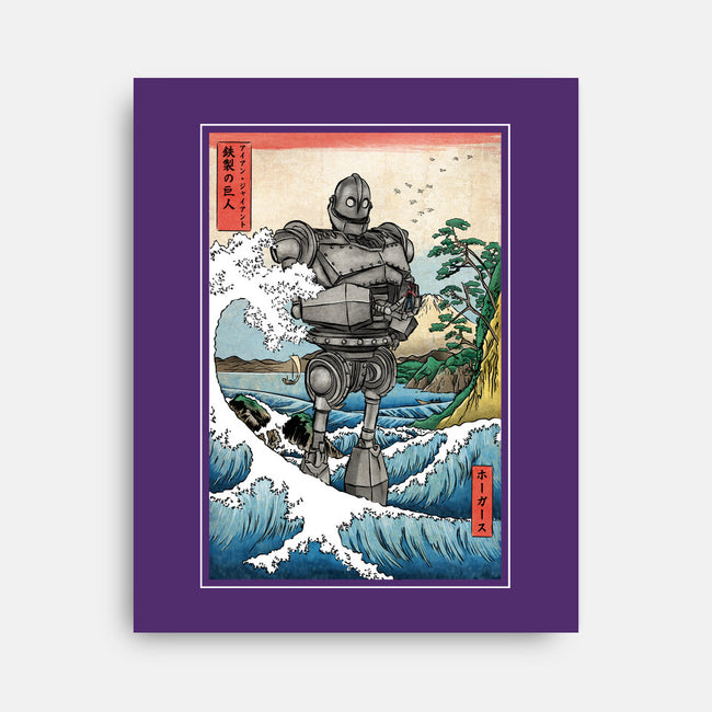 Hogarth And The Iron Giant In Japan-None-Stretched-Canvas-DrMonekers