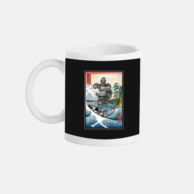 Hogarth And The Iron Giant In Japan-None-Mug-Drinkware-DrMonekers