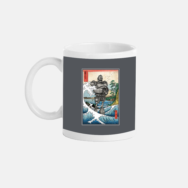 Hogarth And The Iron Giant In Japan-None-Mug-Drinkware-DrMonekers