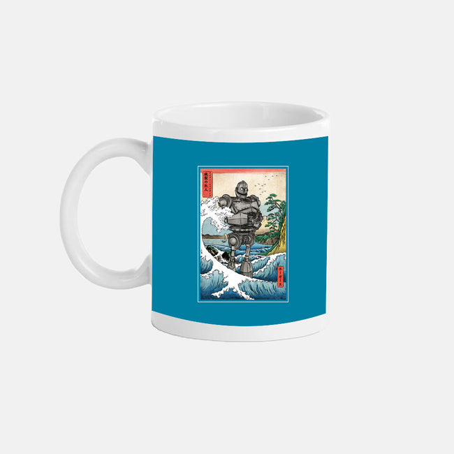 Hogarth And The Iron Giant In Japan-None-Mug-Drinkware-DrMonekers
