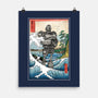 Hogarth And The Iron Giant In Japan-None-Matte-Poster-DrMonekers