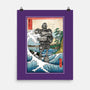 Hogarth And The Iron Giant In Japan-None-Matte-Poster-DrMonekers