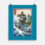 Hogarth And The Iron Giant In Japan-None-Matte-Poster-DrMonekers
