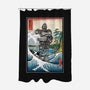 Hogarth And The Iron Giant In Japan-None-Polyester-Shower Curtain-DrMonekers