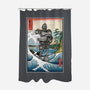Hogarth And The Iron Giant In Japan-None-Polyester-Shower Curtain-DrMonekers
