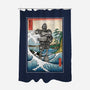 Hogarth And The Iron Giant In Japan-None-Polyester-Shower Curtain-DrMonekers