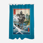 Hogarth And The Iron Giant In Japan-None-Polyester-Shower Curtain-DrMonekers