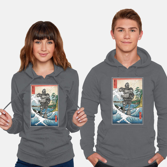 Hogarth And The Iron Giant In Japan-Unisex-Pullover-Sweatshirt-DrMonekers