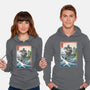 Hogarth And The Iron Giant In Japan-Unisex-Pullover-Sweatshirt-DrMonekers