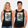Hogarth And The Iron Giant In Japan-Unisex-Basic-Tank-DrMonekers