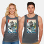 Hogarth And The Iron Giant In Japan-Unisex-Basic-Tank-DrMonekers