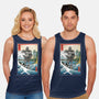 Hogarth And The Iron Giant In Japan-Unisex-Basic-Tank-DrMonekers