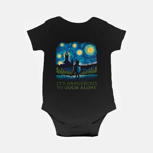 It's Dangerous To Gogh Alone-Baby-Basic-Onesie-dandingeroz
