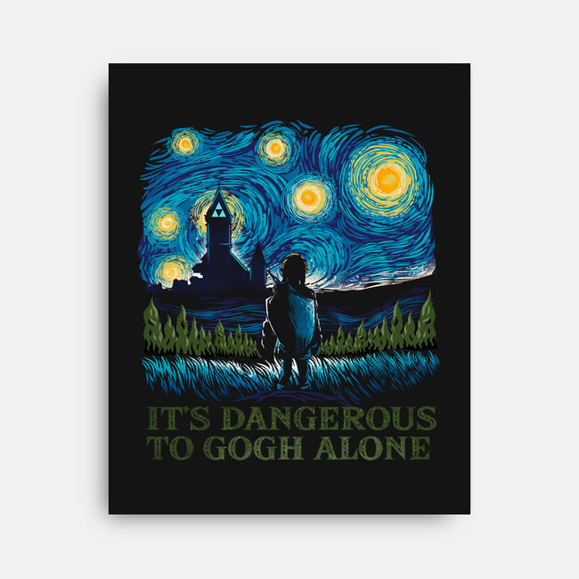 It's Dangerous To Gogh Alone-None-Stretched-Canvas-dandingeroz