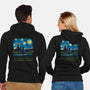 It's Dangerous To Gogh Alone-Unisex-Zip-Up-Sweatshirt-dandingeroz