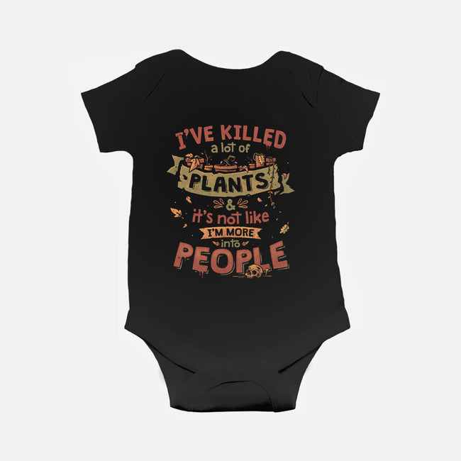 Plant Killer-Baby-Basic-Onesie-teesgeex
