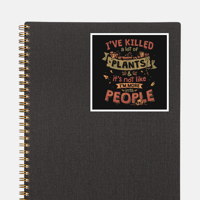 Plant Killer-None-Glossy-Sticker-teesgeex