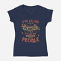 Plant Killer-Womens-V-Neck-Tee-teesgeex