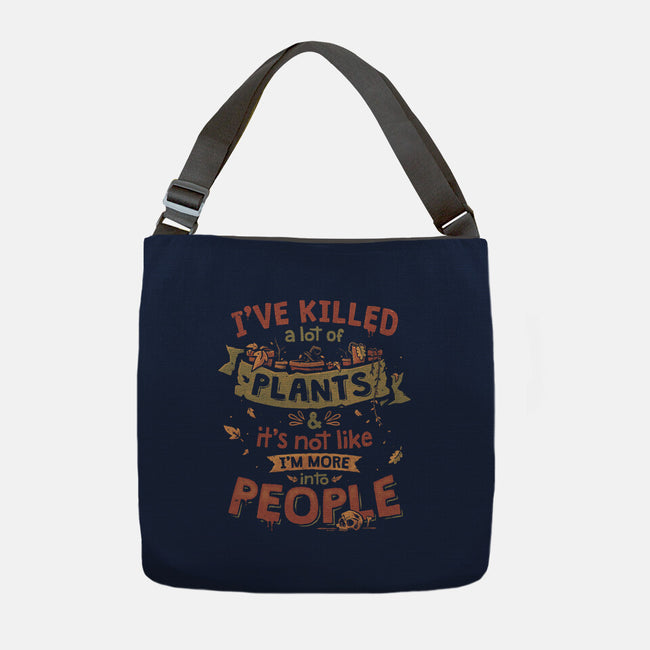 Plant Killer-None-Adjustable Tote-Bag-teesgeex