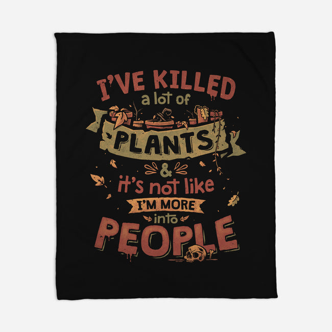 Plant Killer-None-Fleece-Blanket-teesgeex