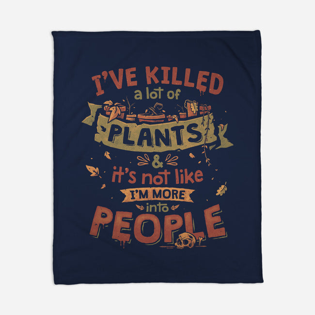 Plant Killer-None-Fleece-Blanket-teesgeex