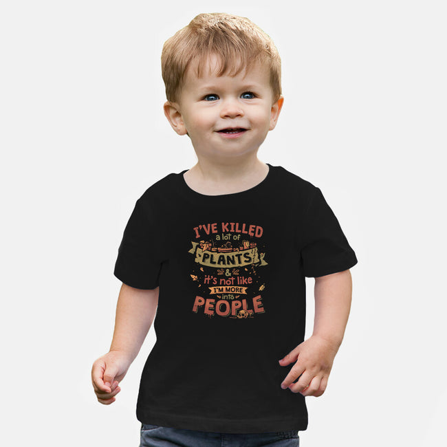 Plant Killer-Baby-Basic-Tee-teesgeex