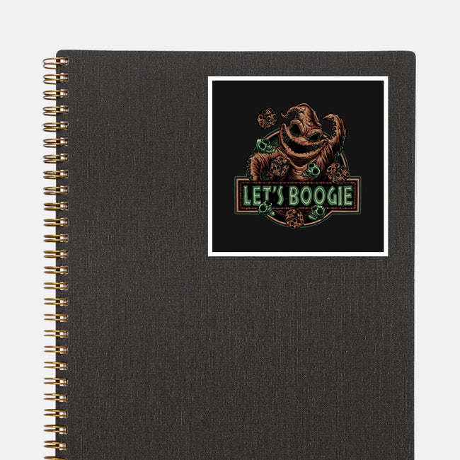 Let’s Boogie-None-Glossy-Sticker-glitchygorilla